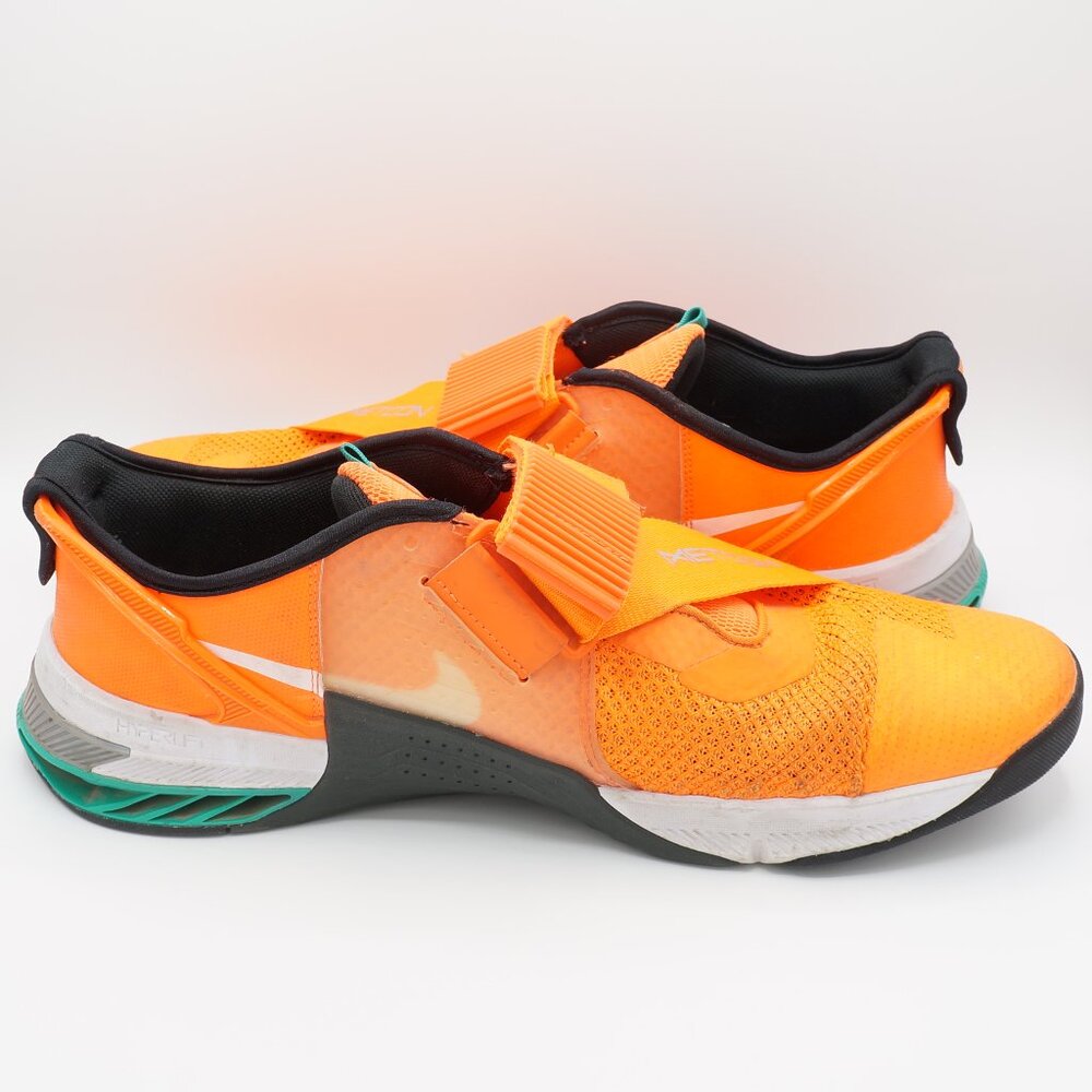 Metcon 7 FlyEase Total Orange Clear Emerald Training Sneakers Men's Size 15 - Picture 3 of 10